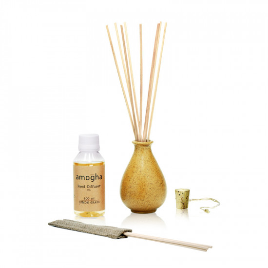 Amogha - Reed Diffuser - LEMON GRASS