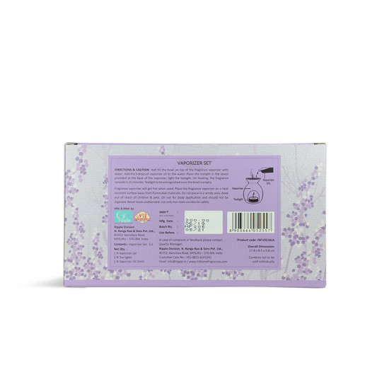 IRIS FRAGRANCE VAPORIZER SET - LAVENDER