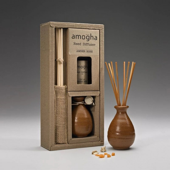 Amogha - Reed Diffuser - AMBER ROSE